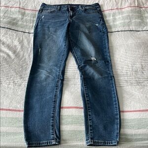 Old Navy lightly Distressed Blue Skinny Jeans